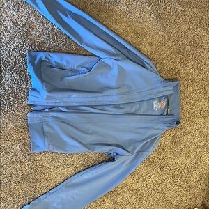 Blue Zip-Up Jacket